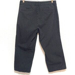 Dockers WOman Black Grey Stripe Ideal Fit Size 12